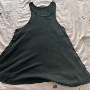 Black tank top